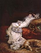 Georges Clairin Sarah Bernhardt Sweden oil painting artist